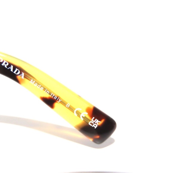 Prada SPR26YS 26 2AU08N 54 Havana Clear Blue Filter Eyeglasses/Sunglasses 26YS - Picture 5 of 5